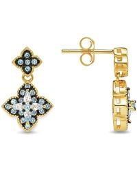Kylie Harper - London Clover Drop Earrings - Lyst