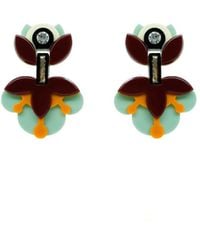 Gissa Bicalho - Handmade Acrylic Earring Petunia Medium - Lyst