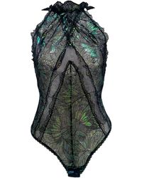 Carol Coelho - Psyche Halter Iridescent Bodysuit - Lyst