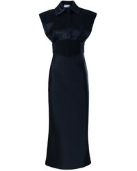 Vestiaire d'un Oiseau Libre - Bias-Cut Corset Dress - Lyst