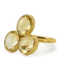 Vintouch Italy - Capri Citrine Ring - Lyst