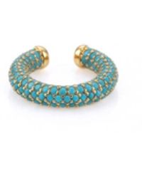 Jaredjamin - Elara Cz Plated Ear Cuff - Lyst