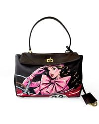 Maison Rubaiyat - Henriette Hand-Painted Leather Shoulder Bag – Retro Rally - Lyst