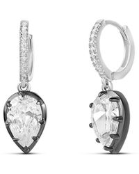 SHYMI - Pave Huggie Pear Drops - Lyst