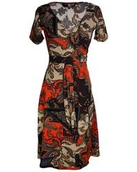 Jennafer Grace - Paisley Mosaic Wrap Dress - Lyst