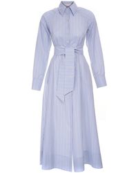 Sofia Tsereteli - Striped Shirt Dress - Lyst