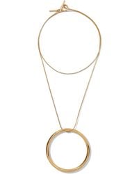 Jaredjamin - Heavenly Hoop Round Pendant Necklace - Lyst