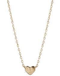 Muru - Tiny Heart Necklace - Lyst