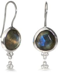 The Jewellery Store London - Labradorite 'You Are Loved' Hook Earrings - Lyst