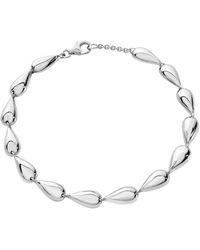 Lucy Quartermaine - Solid Sterling Tear Drop Full Bracelet - Lyst