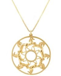 Lee Renee - Horse Medallion Necklace – - Lyst