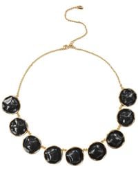 Retro Chic - Enamel Ripple Necklace - Lyst