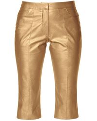AGGI by HALEWSKI - Capri Dakota Knee Length Pants - Lyst