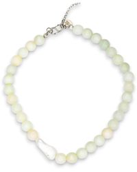 Kybele Studio - Bonbon Necklace With Jade & Pearl Accent - Lyst