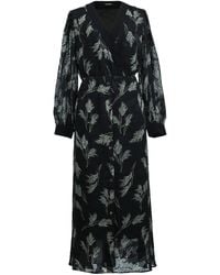 Smart and Joy - Fit And Flare Muslin Printed Dress - Lyst