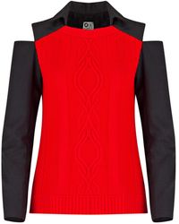 Boutique Kaotique - Knitted Cutout Long Sleeve - Lyst