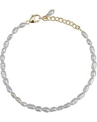 Kiri & Belle - Kira Seed Pearl Filled Bracelet - Lyst