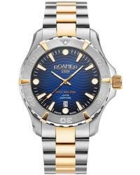 ROAMER OF SWITZERLAND - Deep Sea Dial Two Tone Stainless Steel Divers Sports Watch - Lyst