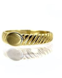 VicStoneNYC Fine Jewelry - Rope Signet Ring - Lyst