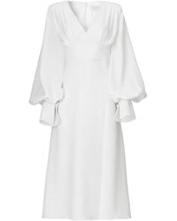 Vestiaire d'un Oiseau Libre - Front Slit Midi Dress - Lyst