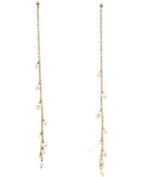 Corina Mardari Jewelry - Extra Long Stud Handmade Pearl Earrings - Lyst