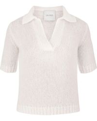 SALANIDA - Melody Mohair Polo Top - Lyst