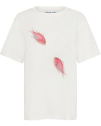 Sour Figs - Maomao Fish Duo Print T-Shirt - Lyst