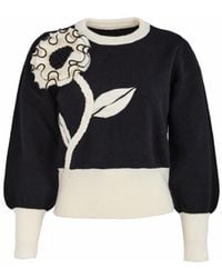 Saachi - Ruffled Bloom Pullover Sweater - Lyst