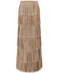 Smart and Joy - Tiered Frill Mesh Skirt - Lyst