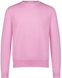 George Patrick - Flamingo Crewneck Cashmere Sweater - Lyst