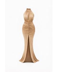 Monice London - Selene- Backless & Bra Friendly Halter Maxi Dress - Lyst
