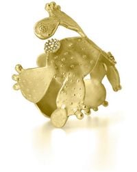 Sophie Simone Designs - Cactus Cuff With Swarovski - Lyst