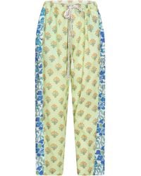NoLoGo-chic - Mix Match Fleurie & Bonbon Trousers Cotton Multi - Lyst
