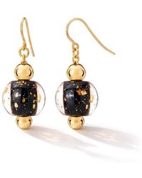 Gold & Honey - Bead Drop Earrings - Lyst
