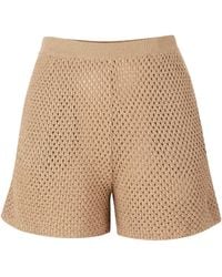 SALANIDA - Coco Lace Shorts Sand - Lyst