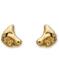 EVA REMENYI - Talisman Half Moon Earrings 14K - Lyst