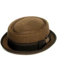 Dasmarca Hats - Dasmarca Rico Summer Telescope Crown Lightweight Breathable Rude-Boy Mod Porkpie Hat - Lyst