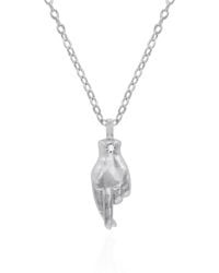 Luna Charles - Billie Fingers Crossed Necklace - Lyst