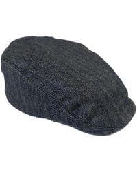 Kinalba - Herringbone Cashmere Flat Cap - Lyst