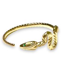 Jagged Halo Jewelry - Serpent Cuff Bracelet - Lyst
