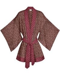 Artemis Muse - One Of A Kind Recyled Sari Kimono Unique Sixty Five - Lyst