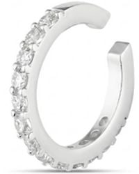 Spero London - Cubic Zirconia Sterling Ear Cuff No Piercing - Lyst