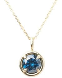 Rahul's Jewels - 1.01 Carat Genuine Diamond Round Solstice Pendant - Lyst