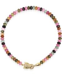 Nialaya - Tourmaline Choker With Panther Head - Lyst
