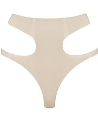 Elissa Poppy - Latex Cut Out Thong - Lyst