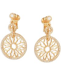 Grosse - Crystal Clip On Drop Earrings, Series Lumière - Lyst