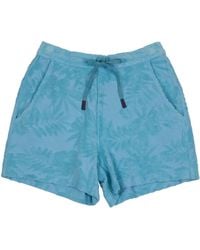 lords of harlech - Tess Drawstring Terry Toweling Short - Lyst