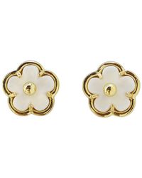 POPORCELAIN - Mini Porcelain Daisy Stud Earrings - Lyst