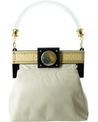 Gissa Bicalho - Neutrals Handmade Acrylic Bag Dune - Lyst
