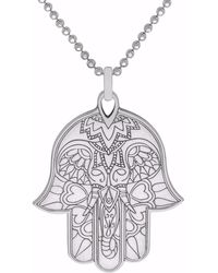 CarterGore - Small Hamsa Hand Pendant Necklace - Lyst